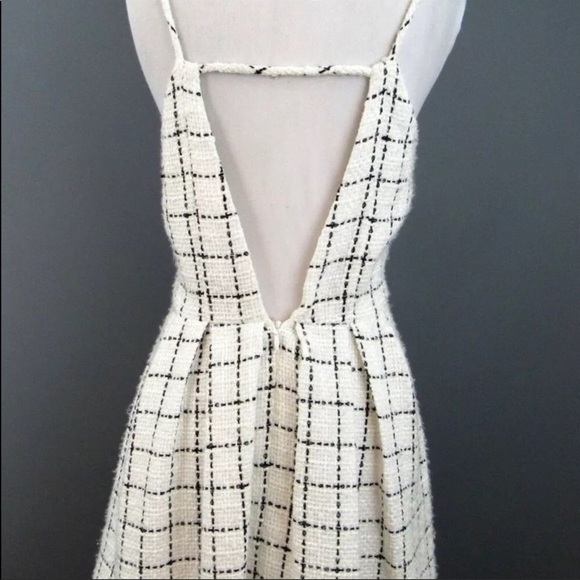 BCBGeneration | White Checked Tweed Mini Dress~0 - Picture 3 of 10